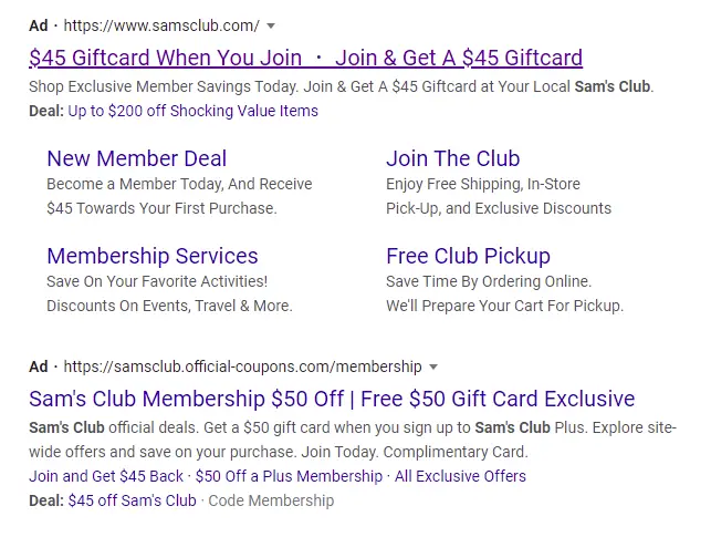 Sam's club free membership