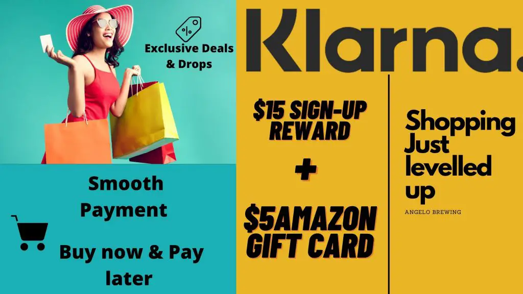 Klarna App 30 Signup Bonus, 30 Referrals Shop now, Pay later