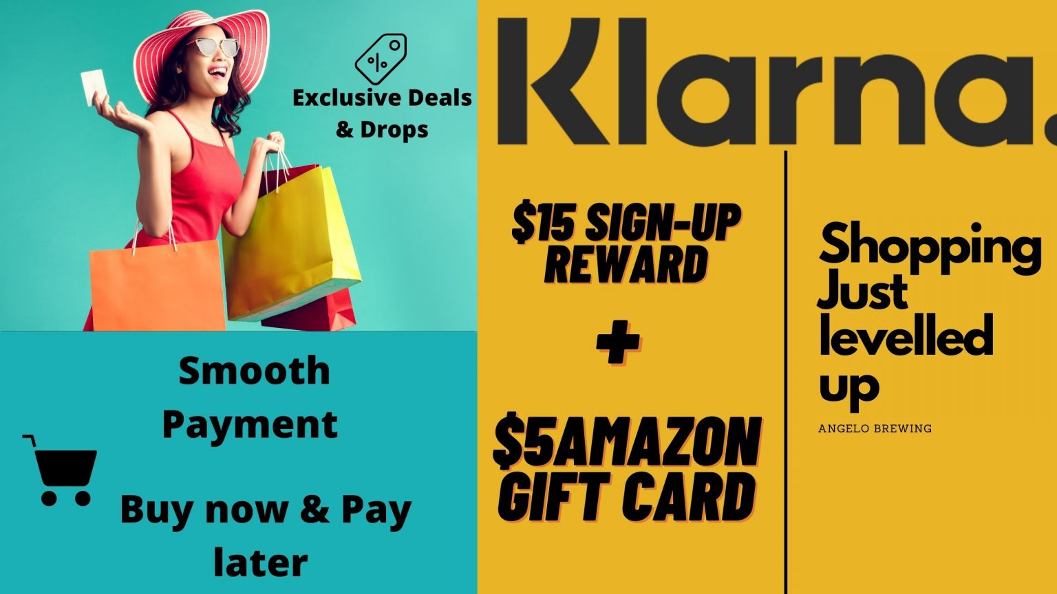 Klarna App 30 Signup Bonus, 30 Referrals Shop now, Pay later