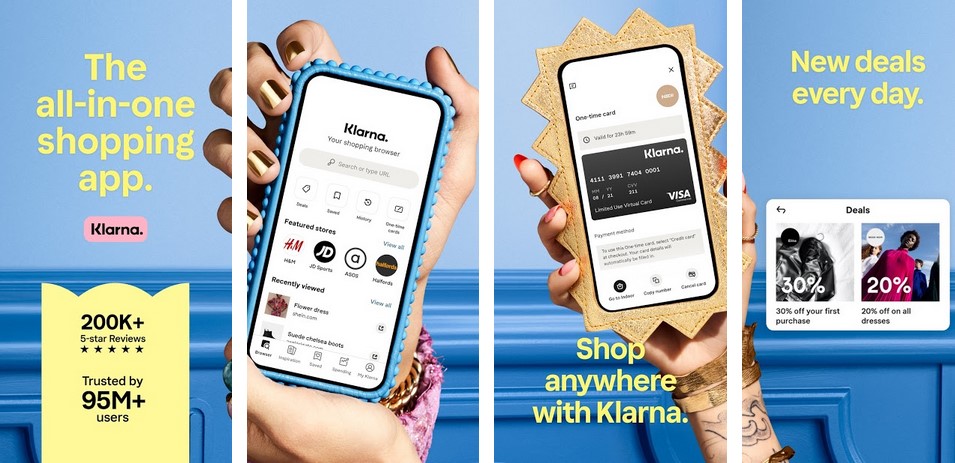 Klarna App rewards & offer.