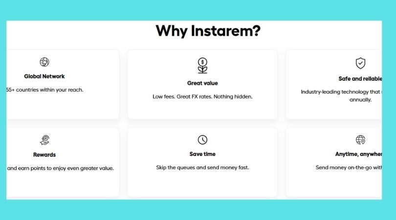 Instarem Money Transfer Benefits
