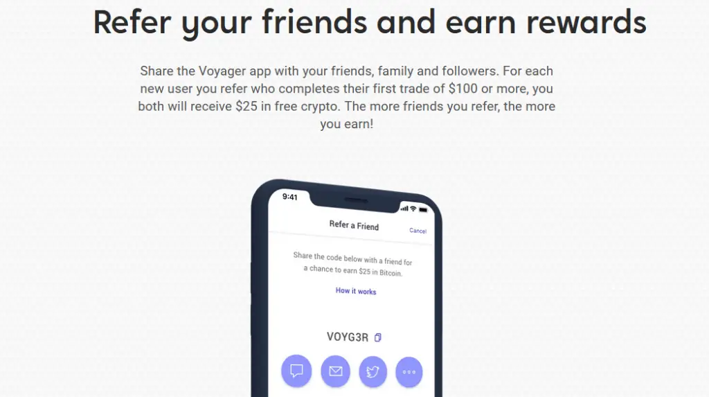 Voyager referral bonus