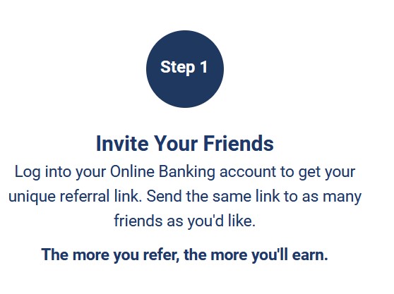 Axos Bank referral Step 1