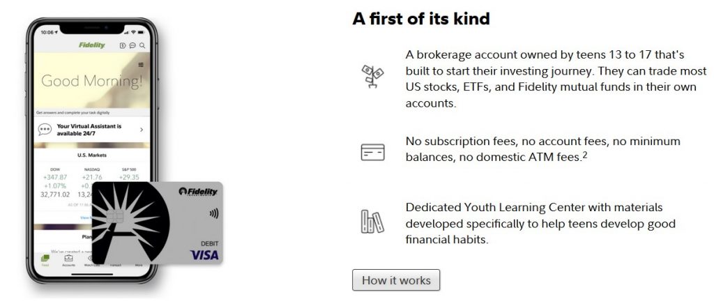Fidelity youth account