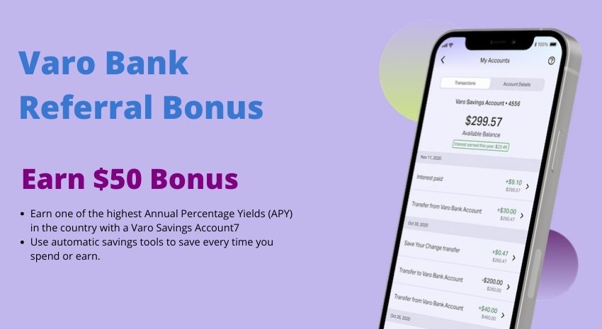 Varo bank referral bonus