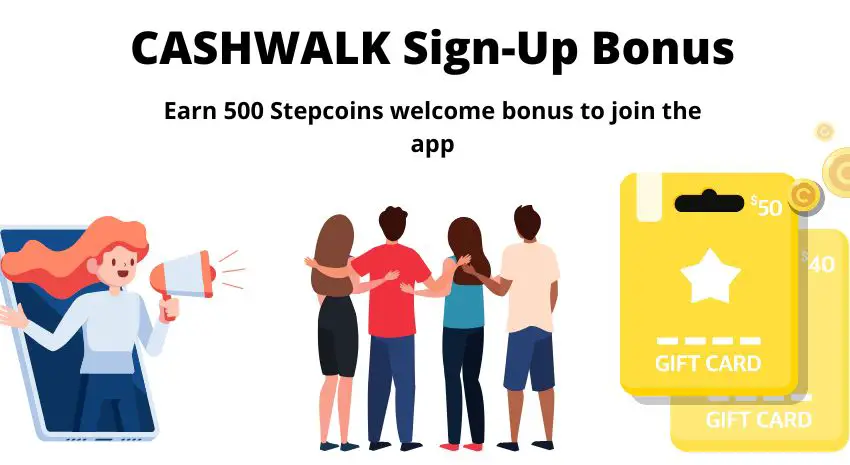 CashWalk sign up bonus