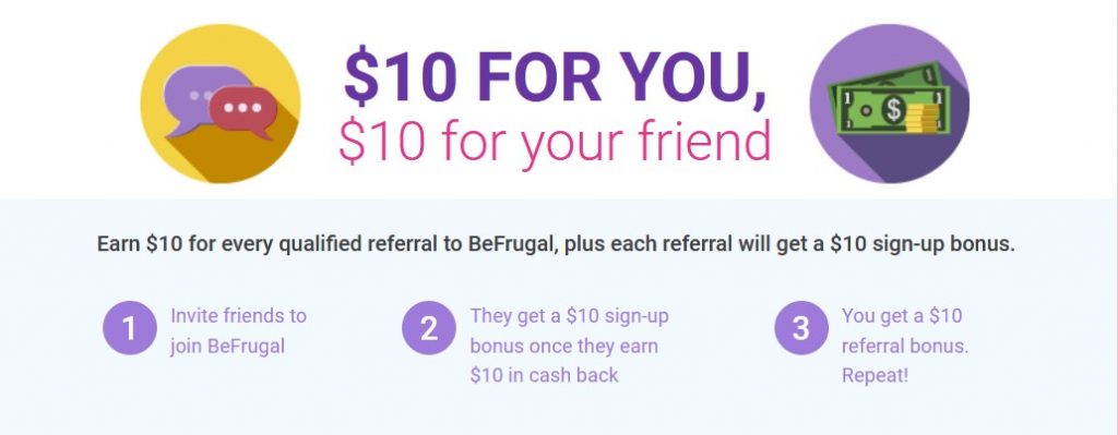 Bfrugal referral bonus
