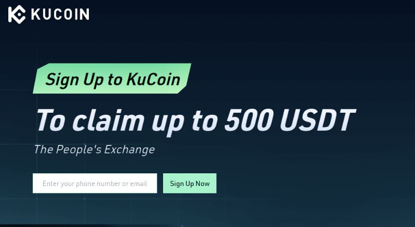 KuCoin sign up bonus
