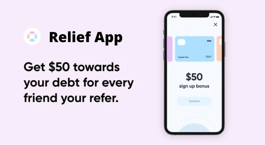 Relief app sign up bonus