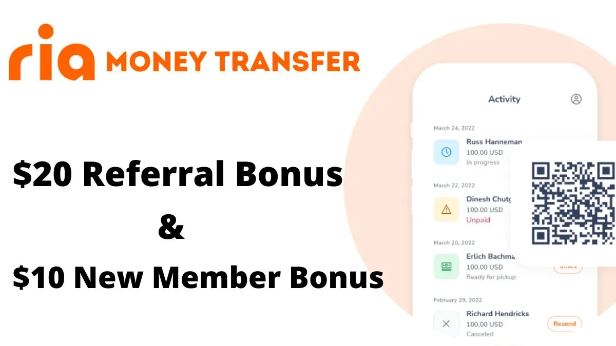 Ria money transfer referral code