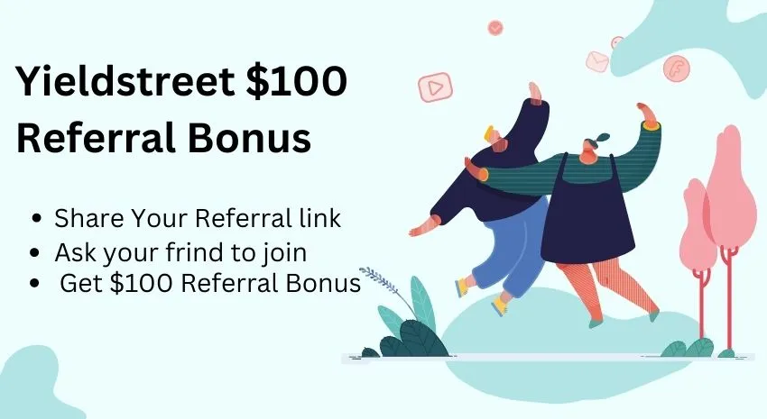 Yieldstreet $100 sign up bonus