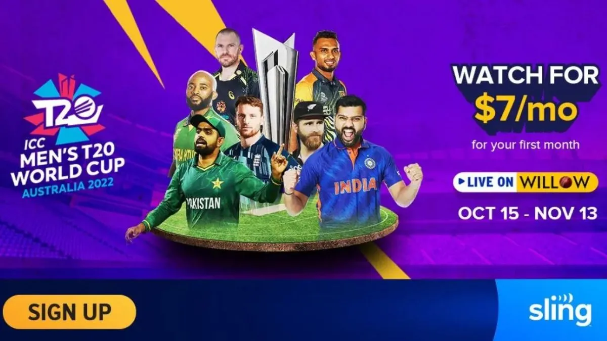 How to watch T20 World Cup live on Sling in usa 2022