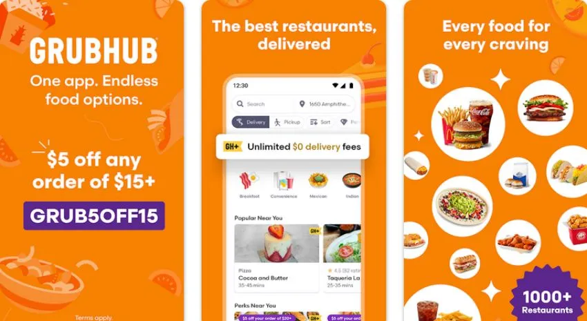 Grubhub app