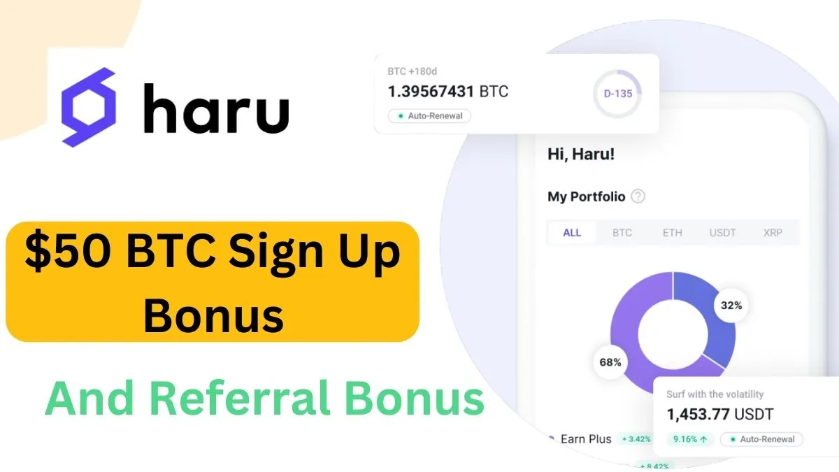 Haru Invest sign up bonus