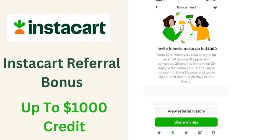 Instacart referral bonus