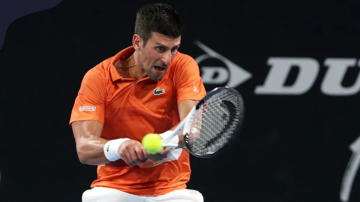 Novak Djokovic Playing Australian Open