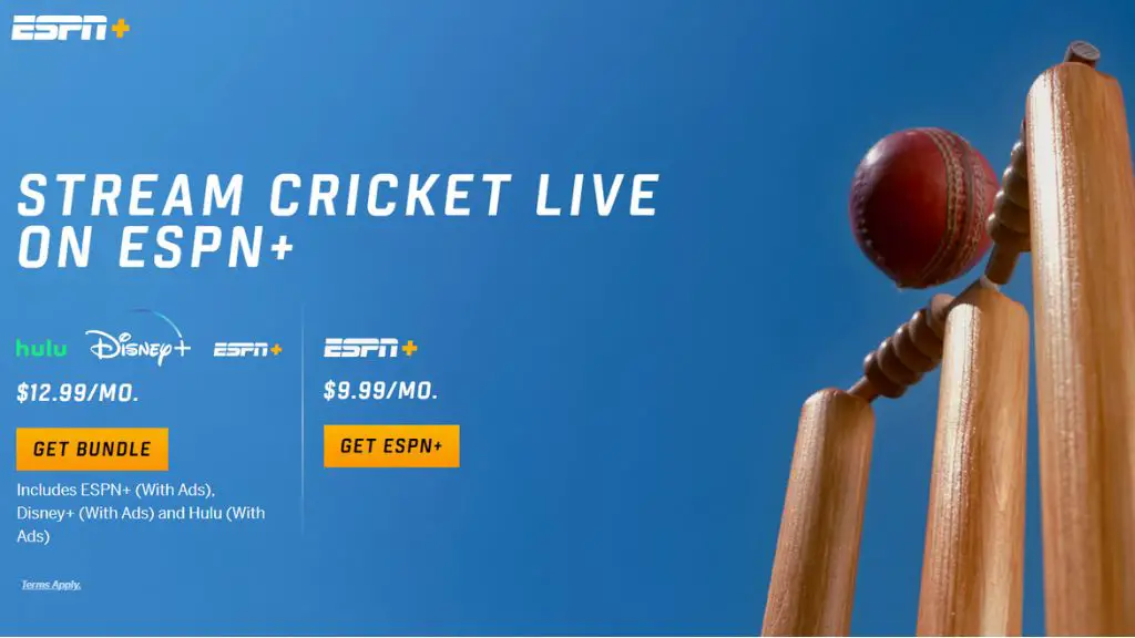 Watch ODI World Cup 2023 On ESPN Plus
