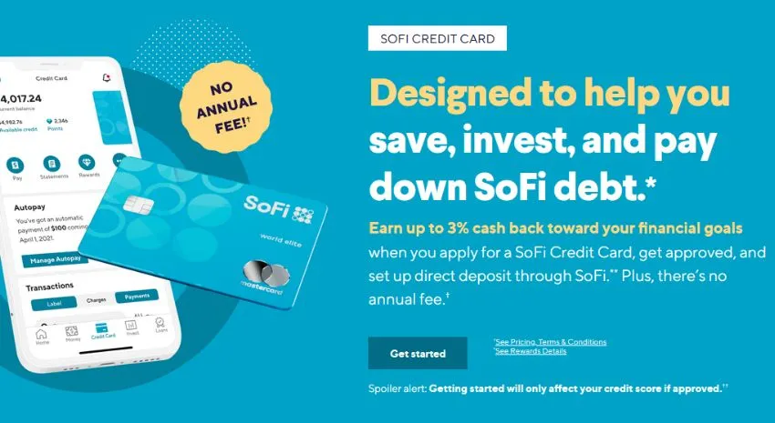 SoFi credit card