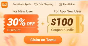 Temu Coupon Code (opt35230): Get Temu $100 OFF Coupon Bundle And 90%