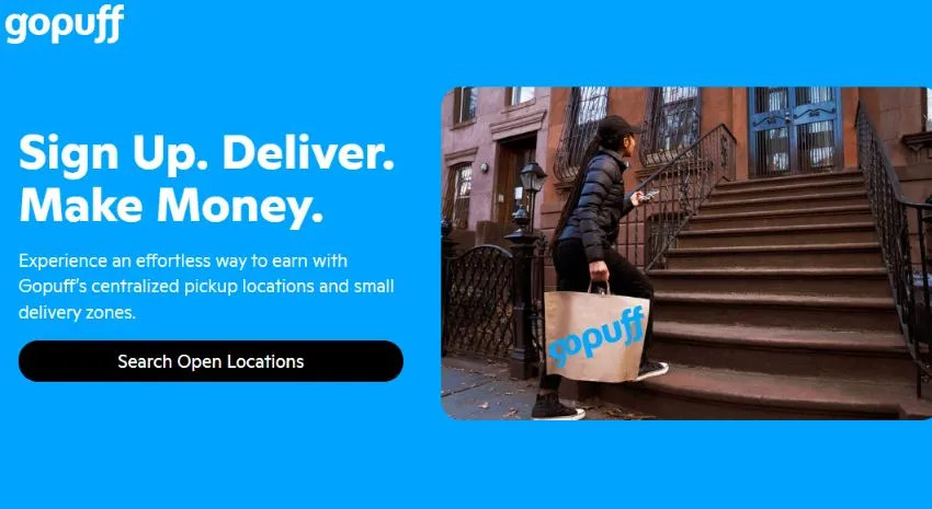 Gopuff driver sign up bonus