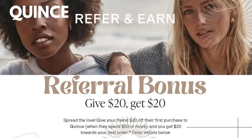 Quince referral bonus