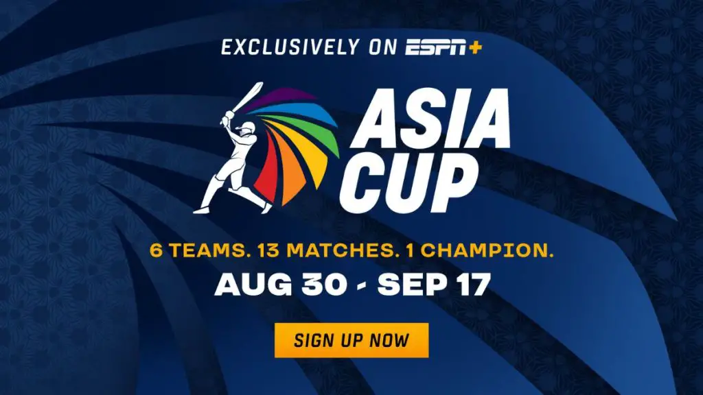 Watch Asia Cup on ESPN+