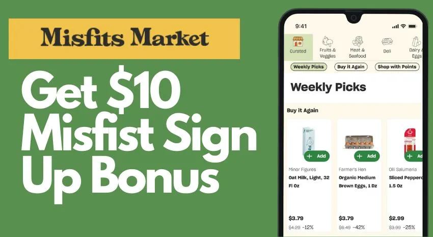 Misfits Market sign up bonus