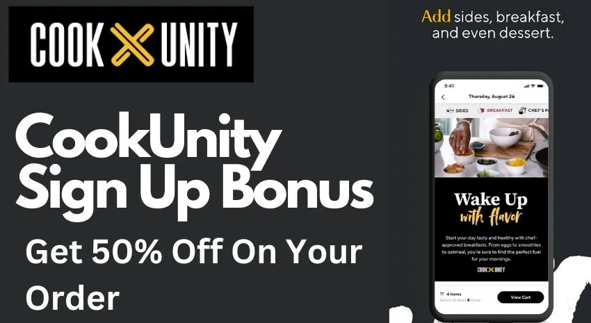 CookUnity welcome Bonus offer
