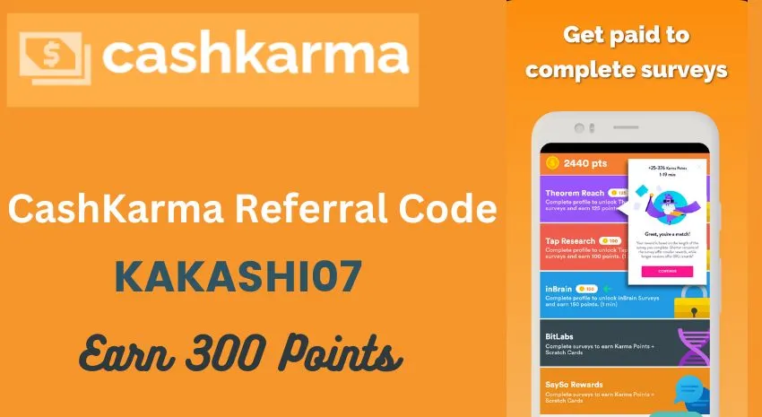 CashKarma referral code